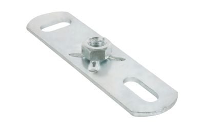 Walraven grundfläns M10 BUP - 80x25 mm med punkt-svetsad hylsa, ask med 40 st