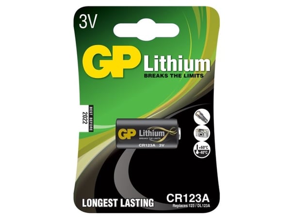 GP Photo Lithium - Batteri CR123A - Li