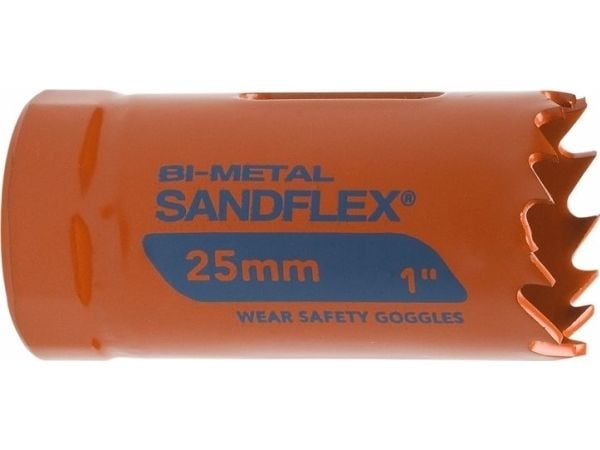 Bahco 3830-46-VIP, Enkelt, Bor, Metall, Plast, Rustfritt stål, Stål, Tre, Oransje, Koboltstål, Bimetall