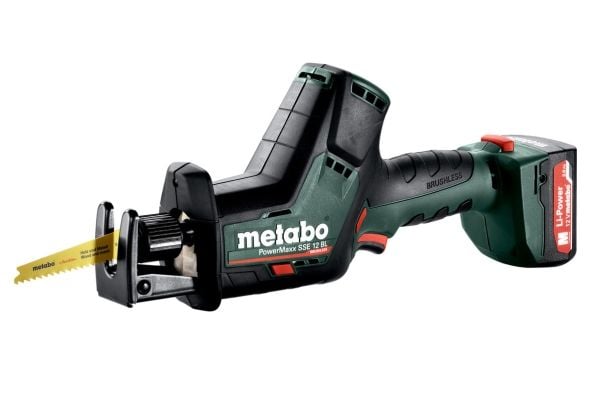 Metabo SSE 12 BL - Frem- og tilbakegående sag - trådløs - 2 batterier - 12 V