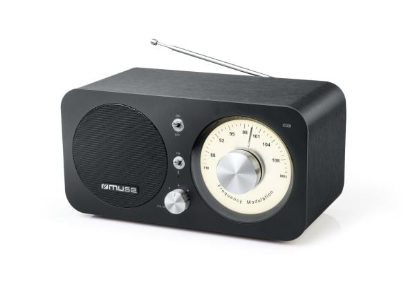 Muse M-095 BT, Bærbar, FM, 88 - 108 MHz, 5 W, Sort, Rotasjon
