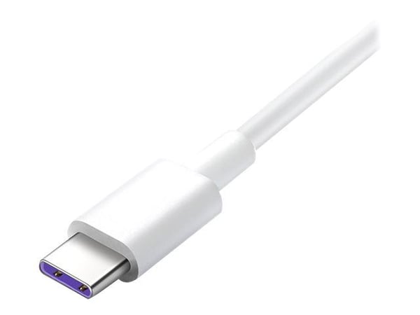 Huawei AP71 - USB-kabel - USB (hane) till USB-C (hane) - USB 2.0 - 5 A - 1 m - halogenfri - vit