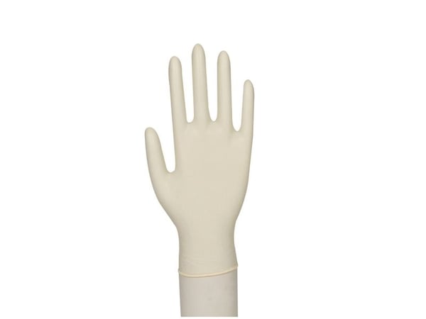 Undersøkelseshanske, ABENA Classic, XS, natur, lateks, pudderfri - (100 stk.)