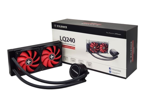 Xilence Performance A+ LiQuRizer LQ240, All-in-one-nesteenjäähdytin, 12 cm, 70 cfm, Musta