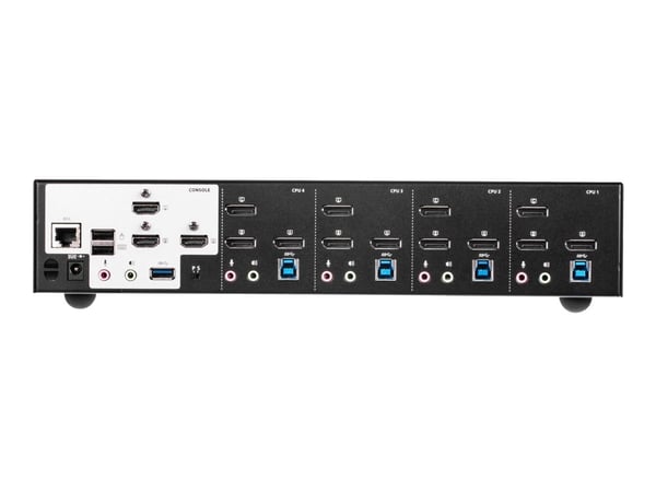 ATEN CS1964 - Omkopplare för tangentbord/video/mus/ljud/USB - 4 x KVM/ljud - 1 lokal användare - skrivbordsmodell