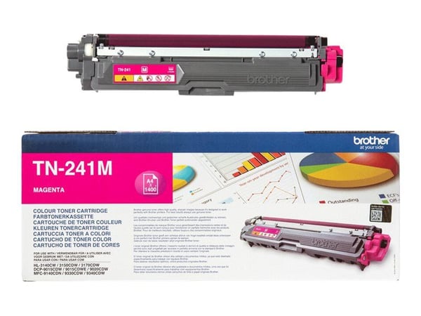 Brother TN-241M, 1400 sivua, Magenta, 1 kpl