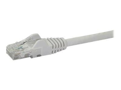 Startech 50cm CAT6 Ethernet Cable, 10 Gigabit Snagless RJ45 650MHz 100W PoE Patch Cord, CAT 6 10GbE UTP Network Cable w/Strain Relief, White, Wirin...