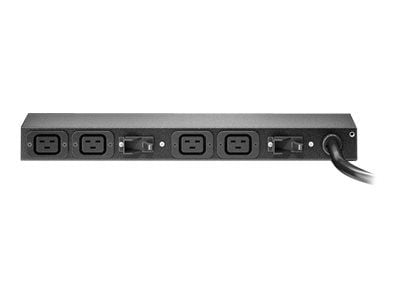 APC Basic Rack PDU AP6032A - Strømfordelerenhet (kan monteres i rack) - AC 200-240 V - inngang: IEC 60309 32A - utgangskontakter: 4 (IEC 60320 C19 ...