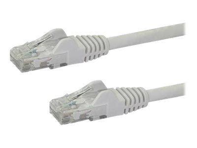 Startech 50cm CAT6 Ethernet Cable, 10 Gigabit Snagless RJ45 650MHz 100W PoE Patch Cord, CAT 6 10GbE UTP Network Cable w/Strain Relief, White, Wirin...