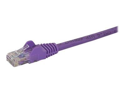 Startech 50cm CAT6 Ethernet Cable, 10 Gigabit Snagless RJ45 650MHz 100W PoE Patch Cord, CAT 6 10GbE UTP Network Cable w/Strain Relief, Purple, Wiri...