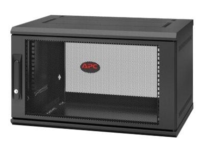 APC NetShelter WX AR106SH4 - Skap - veggmonterbar - svart - 6U - 19"