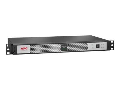 APC Smart-UPS SC SCL500RMI1UNC - UPS (kan monteres i rack) - AC 230 V - 400 watt - 500 VA - Ethernet 10/100, USB - utgangskontakter: 4 - 1U - svart...