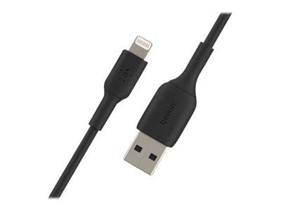 Belkin BoostCharge - Lightning-kabel - Lightning hann til USB hann - 3 m - svart