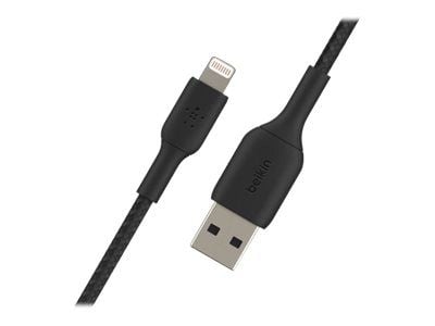 Belkin BoostCharge - Lightning-kabel - Lightning hann til USB hann - 3 m - svart