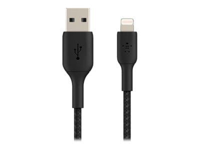 Belkin BoostCharge - Lightning-kabel - Lightning hann til USB hann - 3 m - svart