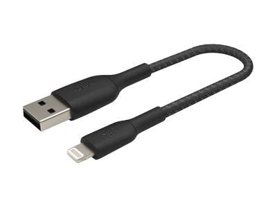Belkin BoostCharge - Lightning-kabel - Lightning hann til USB hann - 15 cm - svart