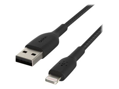 Belkin BoostCharge - Lightning-kabel - Lightning hann til USB hann - 3 m - svart