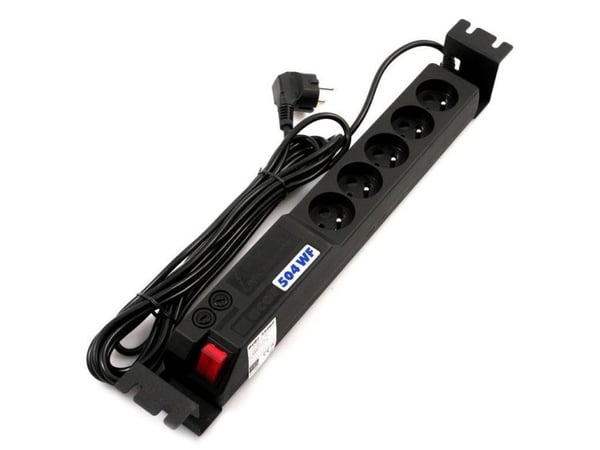 Acar strömförsörjningslist 504WF RACK 5x 230V PL 3 m (W0074)