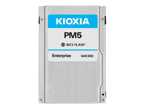 KIOXIA PM5-R Series KPM51RUG15T3 - SSD - 15360 GB - intern - 2.5" - SAS 12Gb/s
