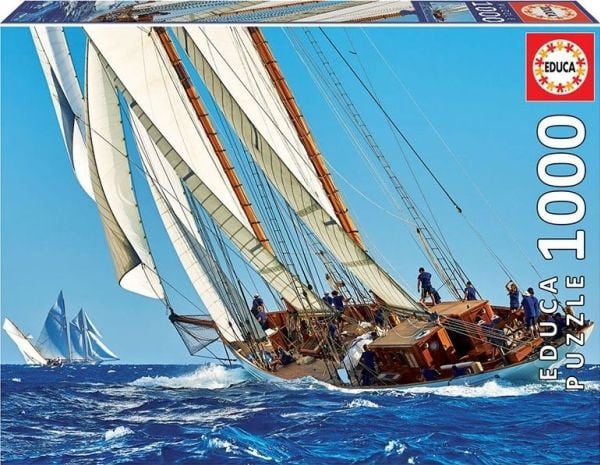 Pussel 1000 bitar segelbåt