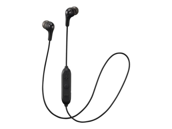 JVC HA-FX9BT Gumy - Ørepropper med mikrofon - i øret - Bluetooth - trådløs - svart