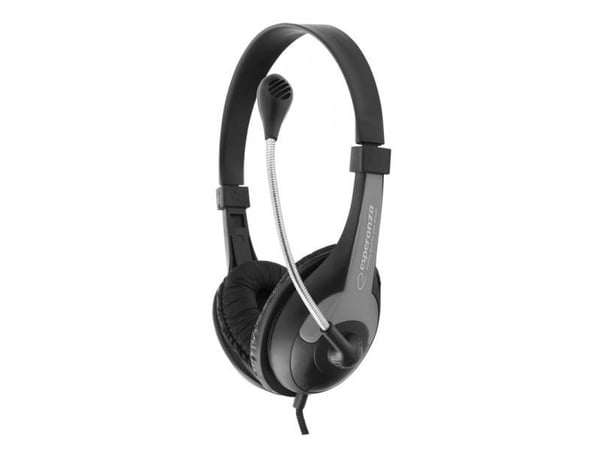 Esperanza ROOSTER - Headset - fullstorlek - kabelansluten - svart/grå