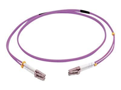 C2G 1m LC/LC OM4 LSZH Fibre Patch - Purple - Patch-kabel - LC multiläge (hane) till LC multiläge (hane) - 1 m - 1 m - fiberoptisk - duplex - 50/125...