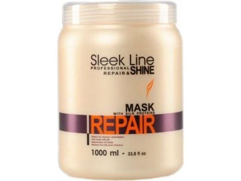 Stapiz Repair Hair Mask med silkesprotein Sleek Line Repair & Shine 1000 ml