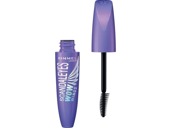 Rimmel Scandaleyes WOW Wings, Sort, Sort, Curling, Volum, Aqua/vann/eau, Parafin, Glyceryl Stearate, Copernicia Cerifera Cera/Copernicia Cerifera.....
