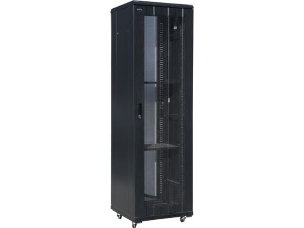 ALANTEC - Rack - svart, RAL 9004 - 42U - 19"