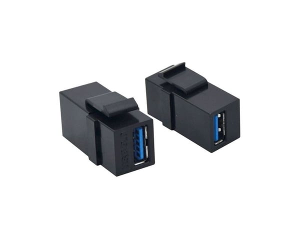 ROLINE 25.99.8207, Flat, Sort, USB A, USB A, Hunkjønn, Hunkjønn