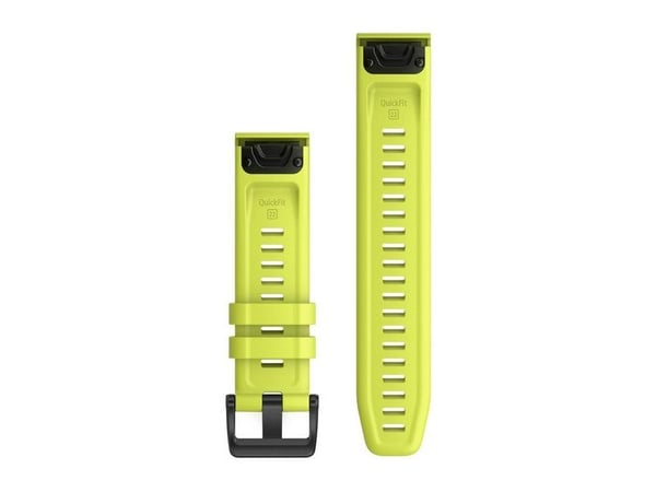 Garmin QuickFit - Klokkestropp for smart armbåndsur - amp-gul - for D2; fenix 6; fenix 7; Forerunner 965; Instinct Solar