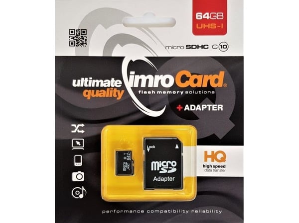 Imro MicroSDHC 64GB kortti (KOM000517)