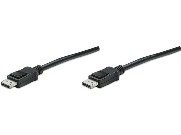 Manhattan 307116, 2 m, DisplayPort, DisplayPort, Hankjønn, Hankjønn, 4096 x 2160 piksler