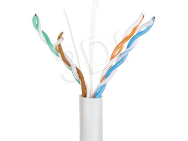 ALANTEC Q-LANTEC - Bulkkabel - 305 m - UTP - CAT 6 - solid - ljusgrå
