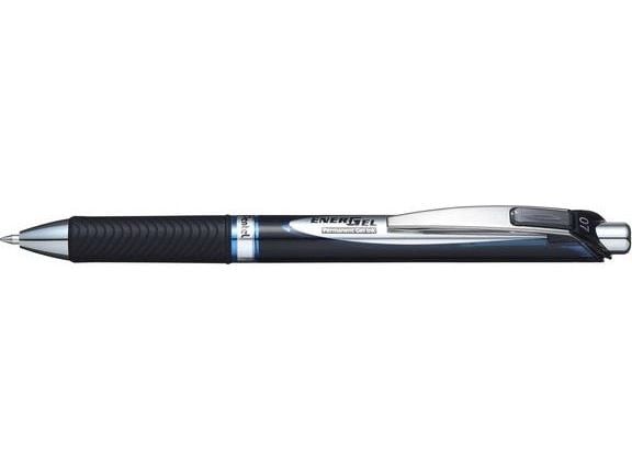 Rollerpen, Pentel, permanent gel, 0,7 mm, blå, pakke a 12 stk