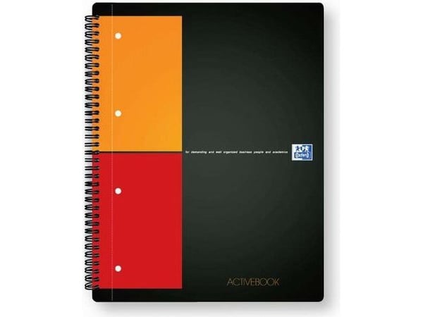 Notesbog Oxford International ActiveBook A4+ kvadreret