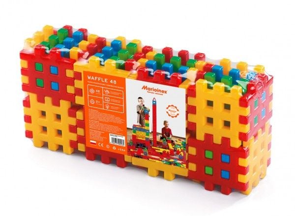Marioinex byggklosser konstruksjonsklosser 48 deler (900260)