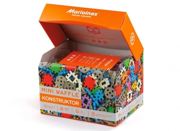 Marioinex Klocki Waffle mini 500 stk. konstruktør i eske (902288)
