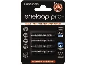 Panasonic eneloop pro BK-4HCDE/4BE - Akku 4 x AAA - (ladattava) - 930 mAh