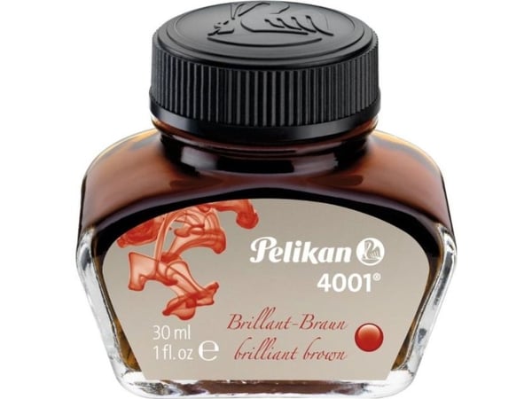 Pelikan Ink 4001 loistavan ruskea 30ml