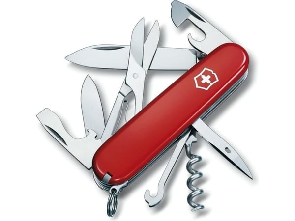 Victorinox 1.3703, Klappkniv uten lås, Multiverktøyskniv, Rustfritt stål, 18 mm, 82 g