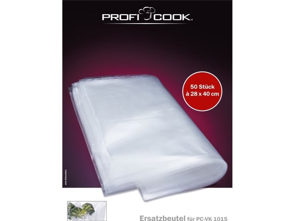 ProfiCook PC-VK 1015 - Posesett - for vakuumposeforsegler - transparent