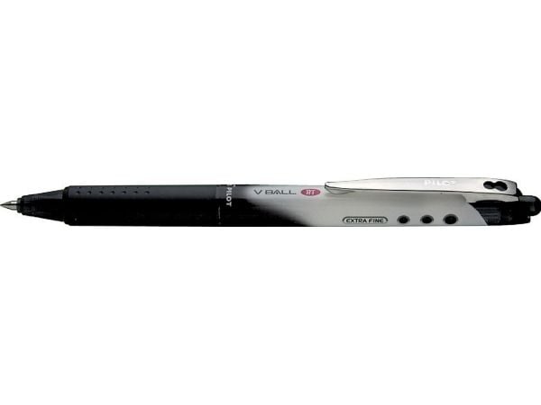 Rollerpenna, Pilot V-Ball Rt, refillbar, 0,5 mm, svart, 12-pack