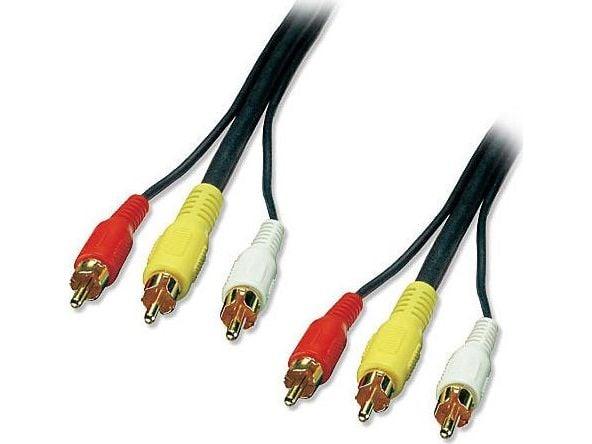 Lindy 35546, 20 m, 3 x RCA, 3 x RCA, Sort, 2x RCA, Hankjønn/hankjønn