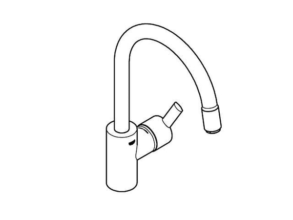 GROHE 32671002, Baderomsvask