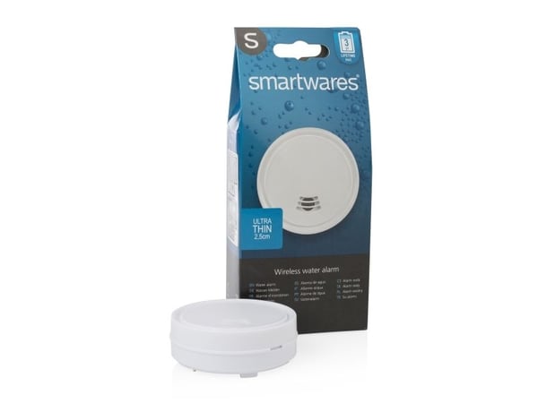 Smartwares FWA-18210, Sensor och varningssystem, Vit, Akrylnitrilbutadienstyren (ABS), 85 dB, IP65, 0 - 40 ° C