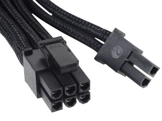 SilverStone PP06 - Strømkabel - 8 pin PCIe-strøm (6+2) (han) - 55 cm - lajittelu - SilverStone ST60; SFX Series ST45; Strider Gold SST-ST1200, ST55...