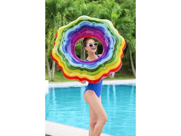 Bestway 36163, Flerfarget, Svømmering, Mønster, PVC, 12 år, Rainbow