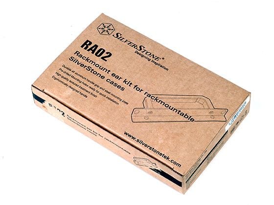 SilverStone RA02 - Rack-monteringsører - svart - for Grandia GD07, GD08